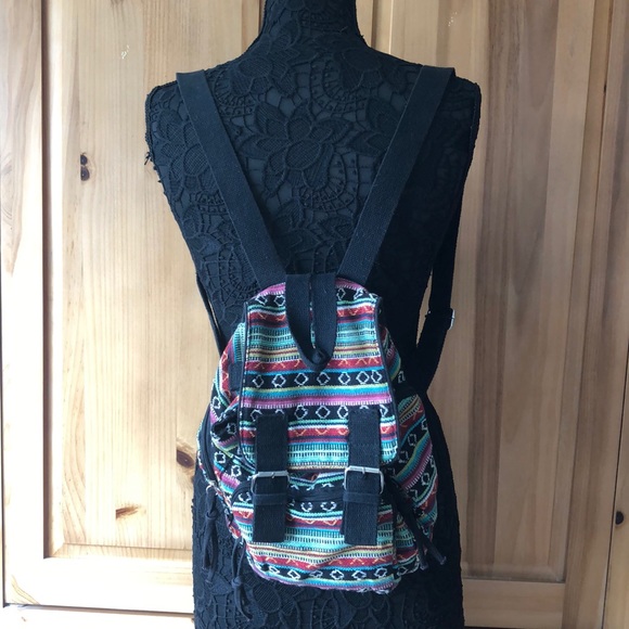 Multi-colored small backpack - Picture 6 of 6